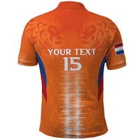 Custom Netherlands Football Polo Shirt Go Champions Oranje - Wonder Print Shop