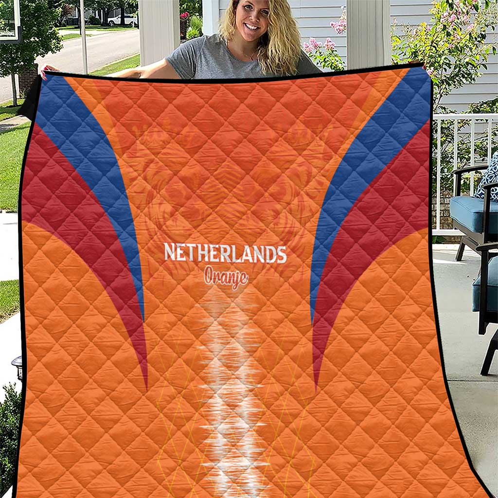 Netherlands Football Quilt Go Champions Oranje - Wonder Print Shop