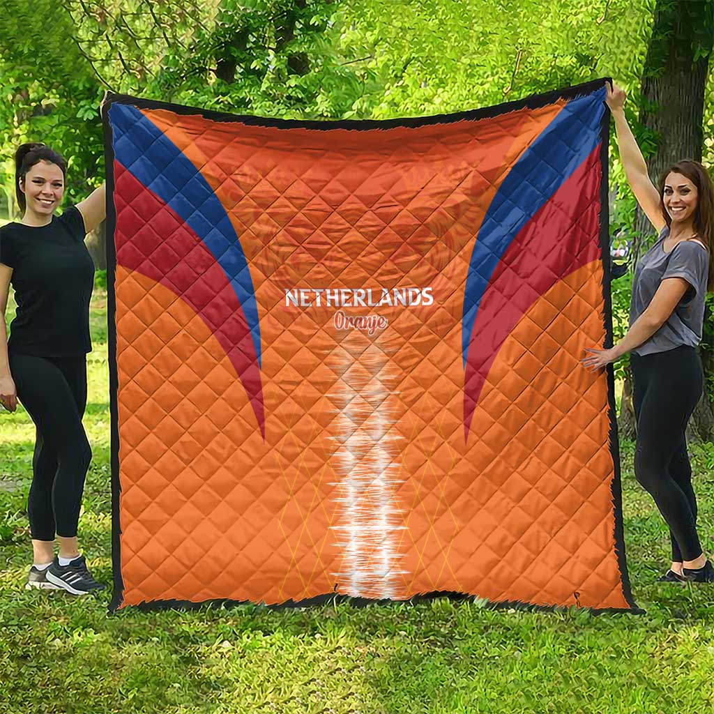Netherlands Football Quilt Go Champions Oranje - Wonder Print Shop
