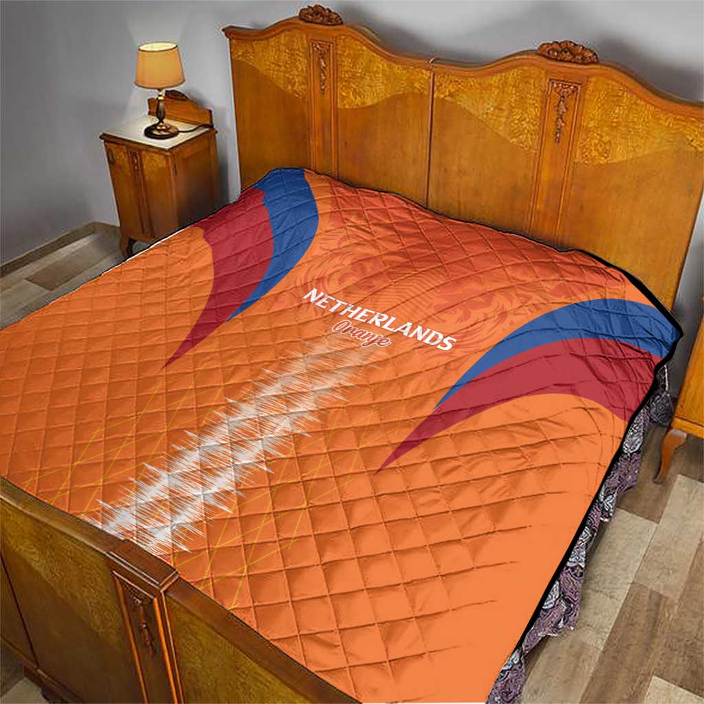 Netherlands Football Quilt Go Champions Oranje - Wonder Print Shop
