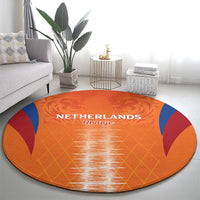 Netherlands Football Round Carpet Go Champions Oranje - Wonder Print Shop