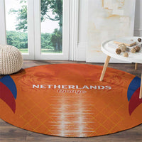Netherlands Football Round Carpet Go Champions Oranje - Wonder Print Shop