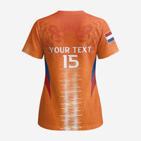 Custom Netherlands Football Scrub Top Go Champions Oranje - Wonder Print Shop