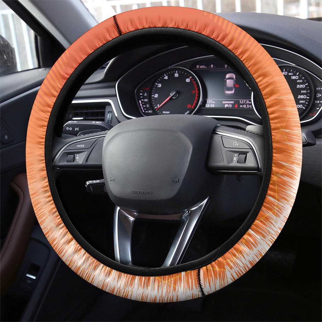 Netherlands Football Steering Wheel Cover Go Champions Oranje - Wonder Print Shop