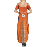 Custom Netherlands Football Summer Maxi Dress Go Champions Oranje - Wonder Print Shop