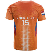 Custom Netherlands Football T Shirt Go Champions Oranje - Wonder Print Shop
