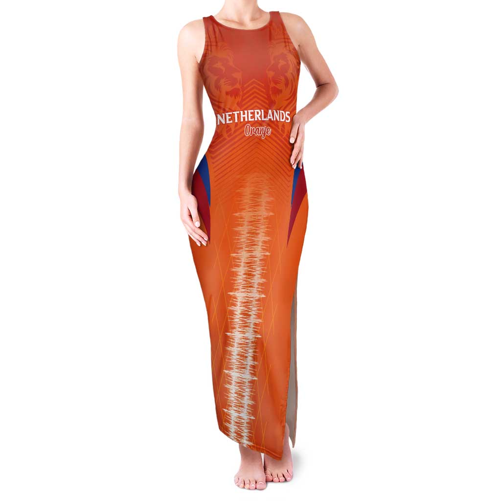 Custom Netherlands Football Tank Maxi Dress Go Champions Oranje - Wonder Print Shop