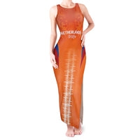 Custom Netherlands Football Tank Maxi Dress Go Champions Oranje - Wonder Print Shop