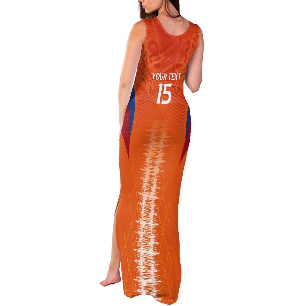 Custom Netherlands Football Tank Maxi Dress Go Champions Oranje - Wonder Print Shop