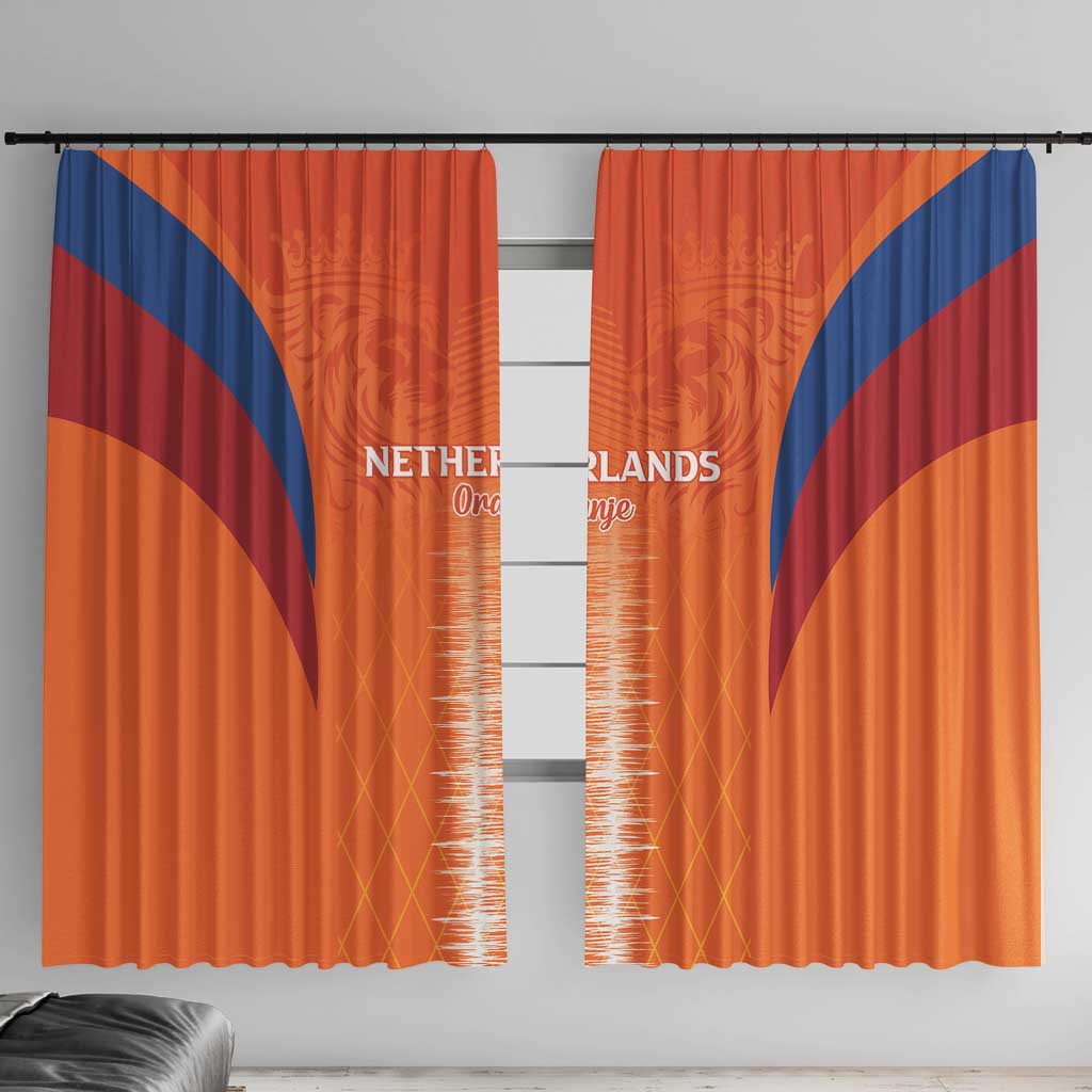 Netherlands Football Window Curtain Go Champions Oranje - Wonder Print Shop
