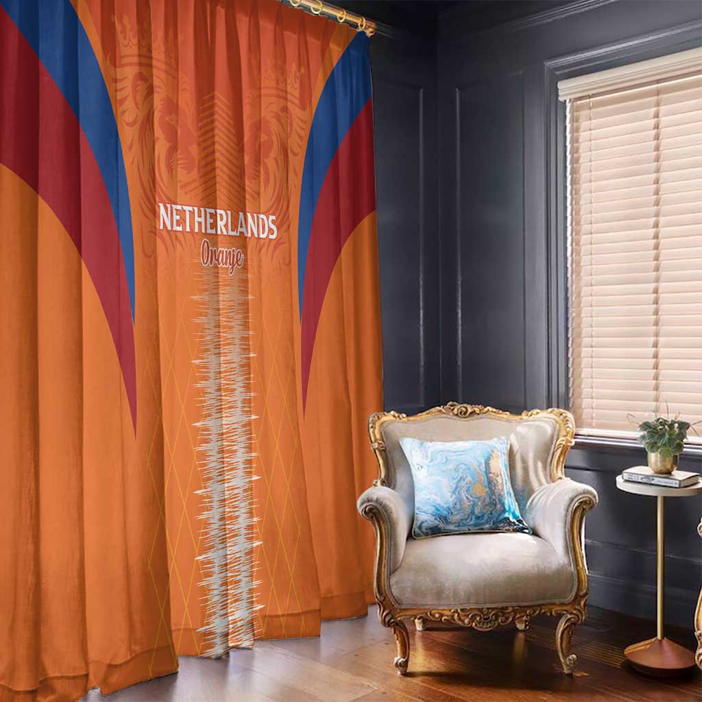 Netherlands Football Window Curtain Go Champions Oranje - Wonder Print Shop