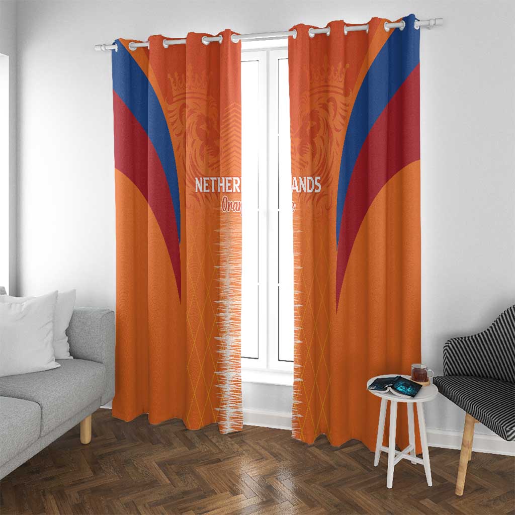Netherlands Football Window Curtain Go Champions Oranje - Wonder Print Shop