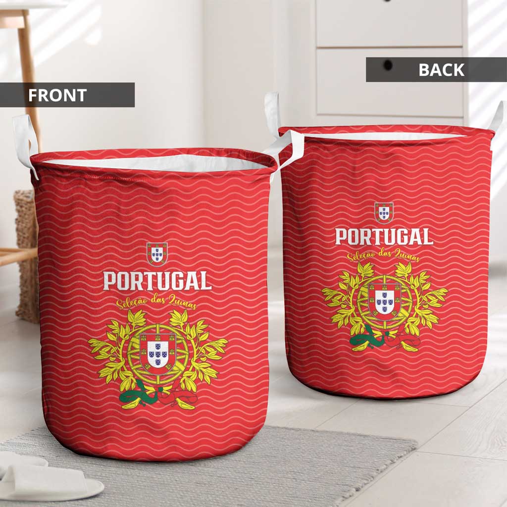 Portugal Football 2026 Laundry Basket Team of the Quincunxes - Wonder Print Shop