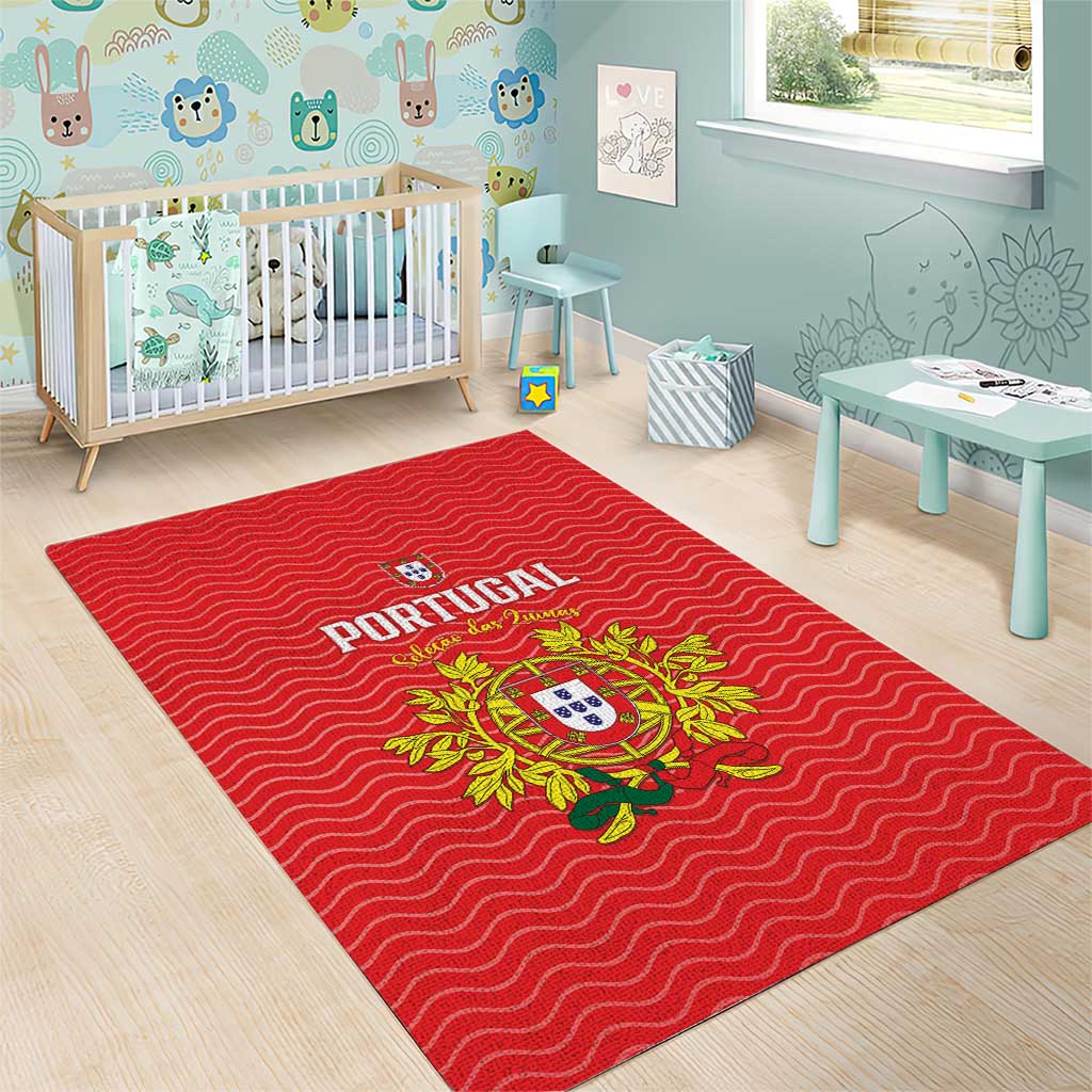 Portugal Football 2026 Area Rug Team of the Quincunxes - Wonder Print Shop