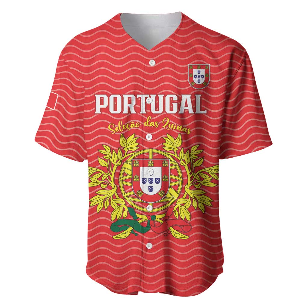 Custom Portugal Football 2026 Baseball Jersey Team of the Quincunxes - Wonder Print Shop