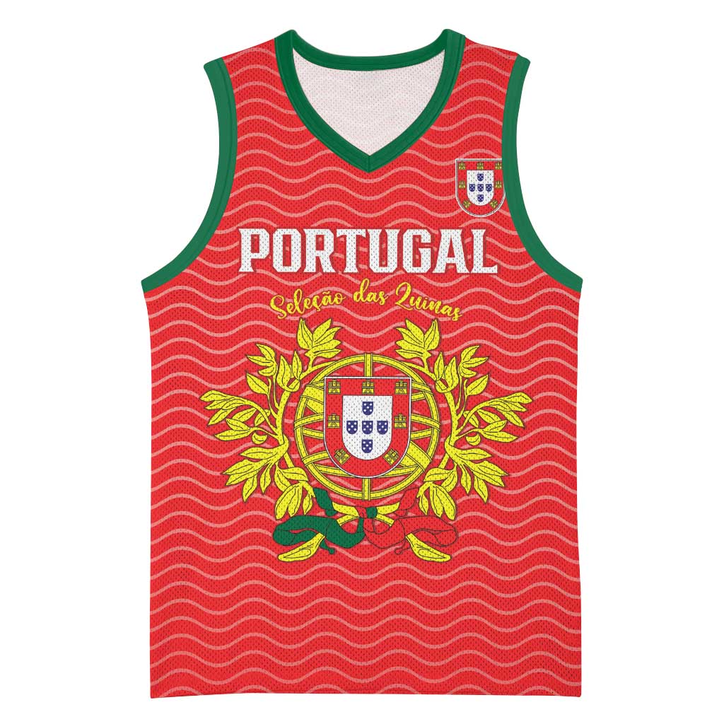 Custom Portugal Football 2026 Basketball Jersey Team of the Quincunxes - Wonder Print Shop