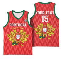 Custom Portugal Football 2026 Basketball Jersey Team of the Quincunxes - Wonder Print Shop