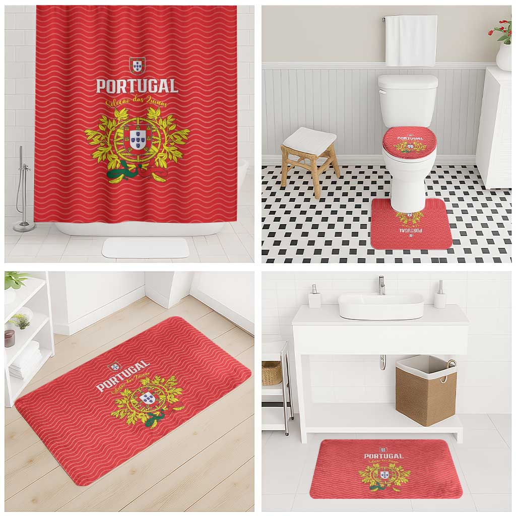 Portugal Football 2026 Bathroom Set Team of the Quincunxes - Wonder Print Shop