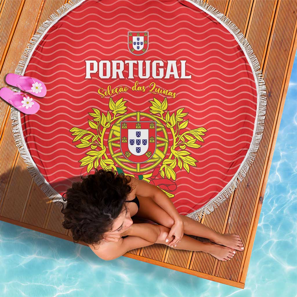 Portugal Football 2026 Beach Blanket Team of the Quincunxes - Wonder Print Shop