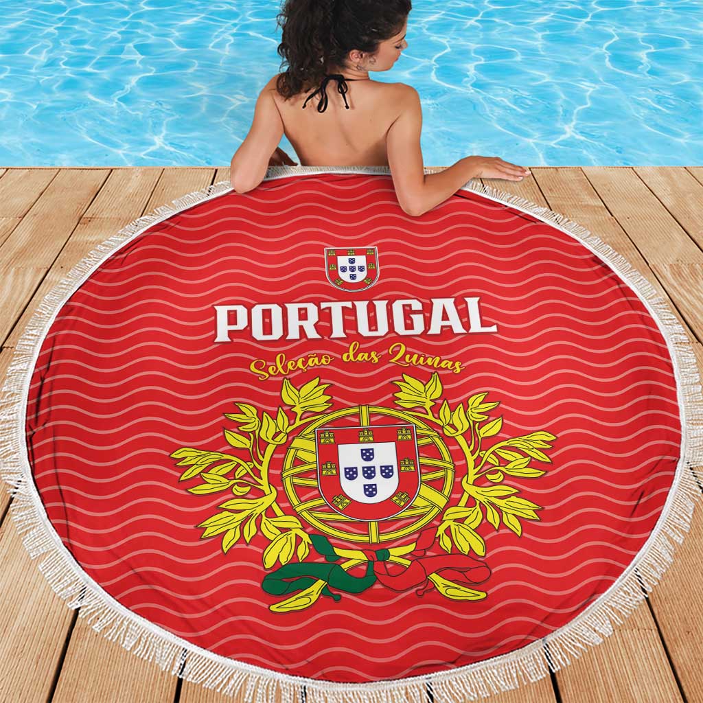 Portugal Football 2026 Beach Blanket Team of the Quincunxes - Wonder Print Shop