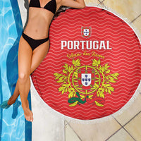 Portugal Football 2026 Beach Blanket Team of the Quincunxes - Wonder Print Shop
