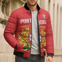 Custom Portugal Football 2026 Bomber Puffer Jacket Team of the Quincunxes - Wonder Print Shop