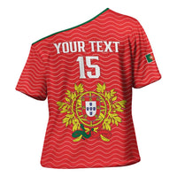 Custom Portugal Football 2026 Cross Shoulder Shirt Team of the Quincunxes - Wonder Print Shop