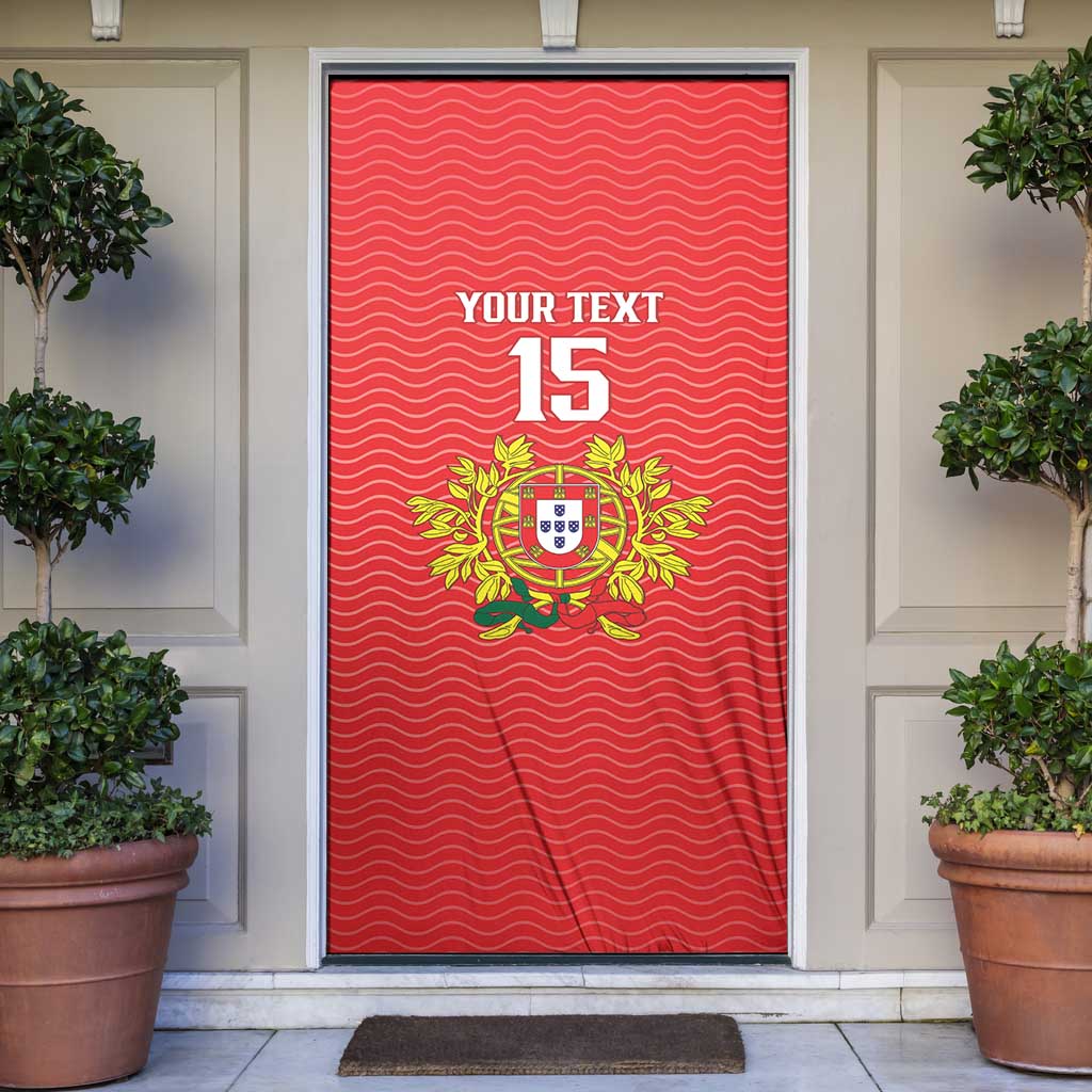 Custom Portugal Football 2026 Door Cover Team of the Quincunxes - Wonder Print Shop
