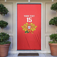 Custom Portugal Football 2026 Door Cover Team of the Quincunxes - Wonder Print Shop