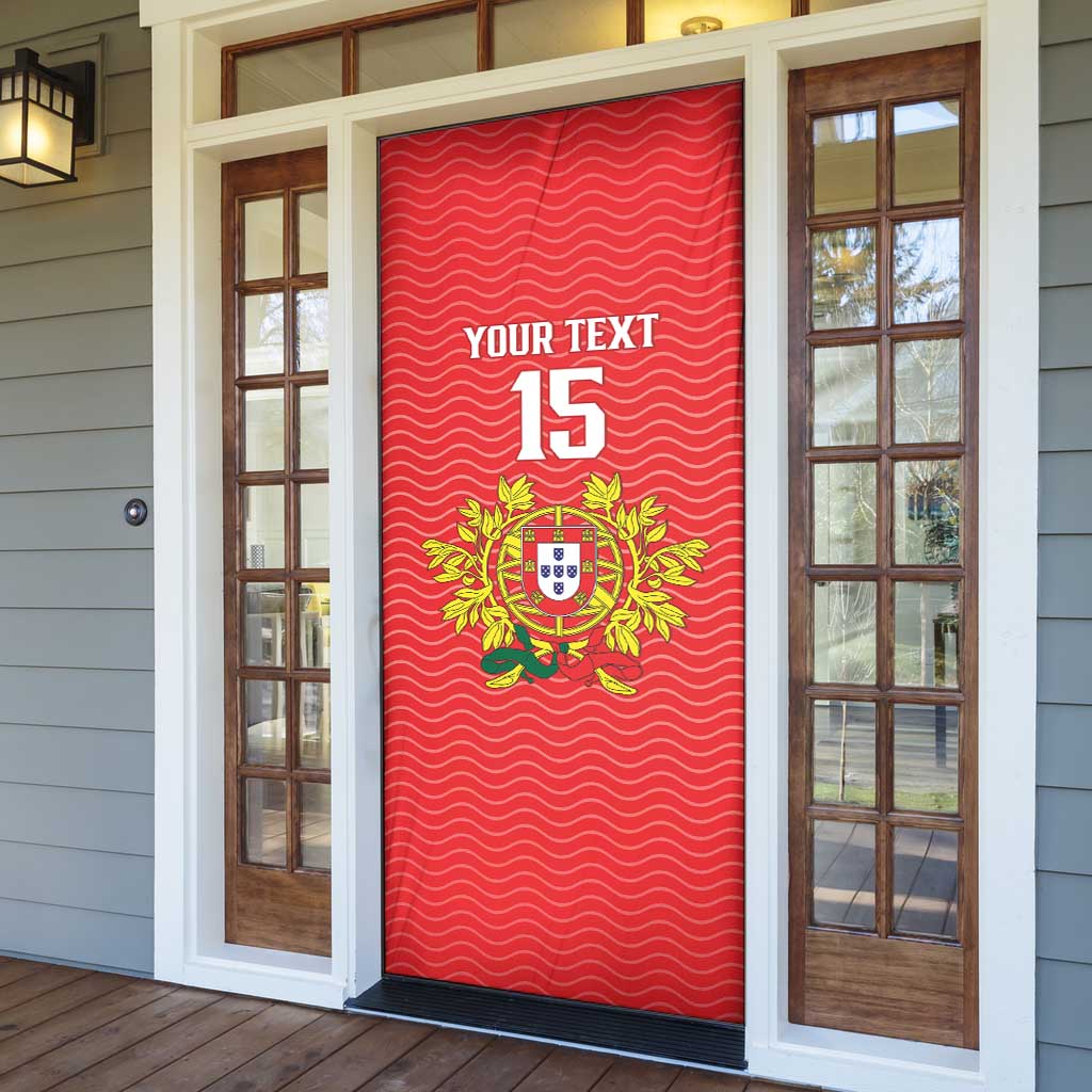 Custom Portugal Football 2026 Door Cover Team of the Quincunxes - Wonder Print Shop