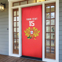 Custom Portugal Football 2026 Door Cover Team of the Quincunxes - Wonder Print Shop