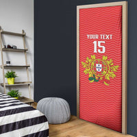 Custom Portugal Football 2026 Door Cover Team of the Quincunxes - Wonder Print Shop