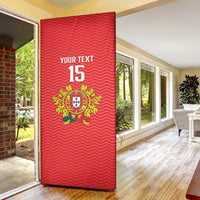 Custom Portugal Football 2026 Door Cover Team of the Quincunxes - Wonder Print Shop
