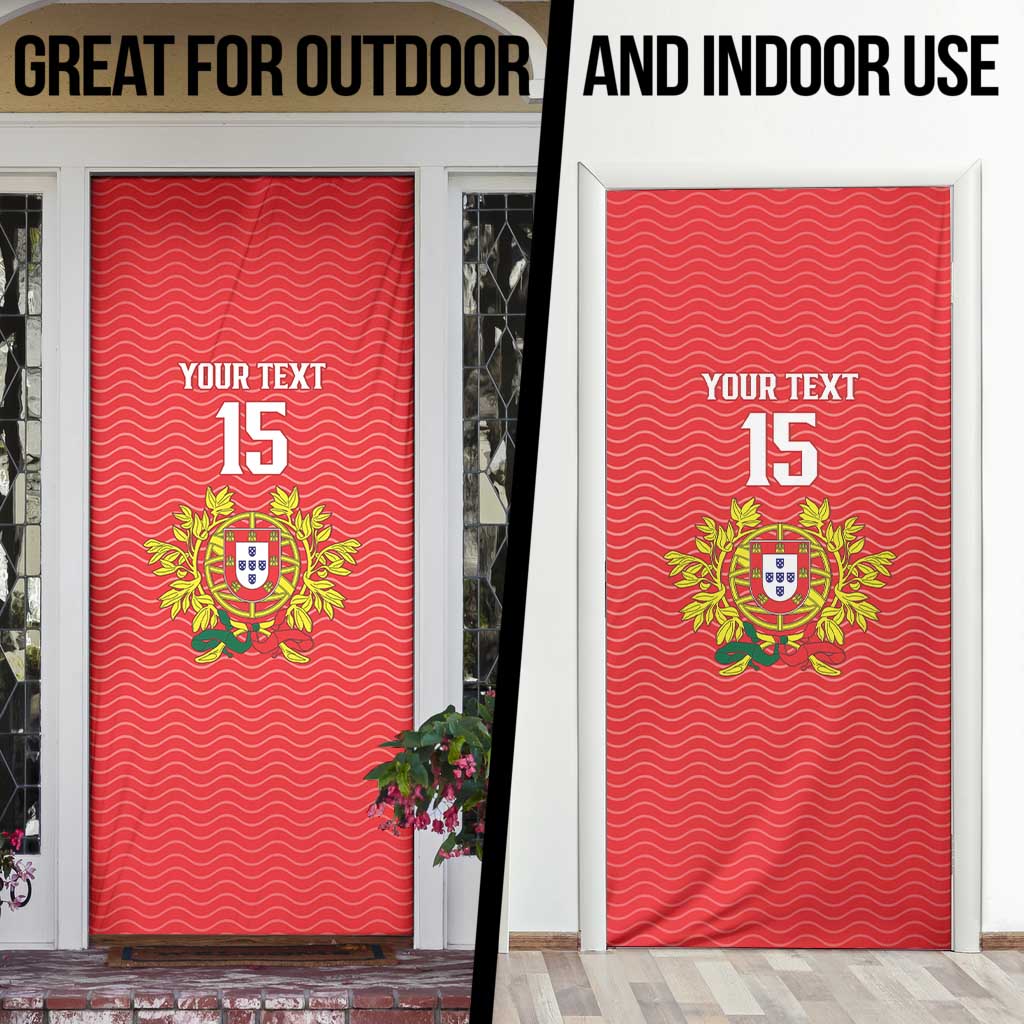 Custom Portugal Football 2026 Door Cover Team of the Quincunxes - Wonder Print Shop