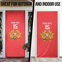 Custom Portugal Football 2026 Door Cover Team of the Quincunxes - Wonder Print Shop