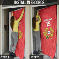 Custom Portugal Football 2026 Door Cover Team of the Quincunxes - Wonder Print Shop