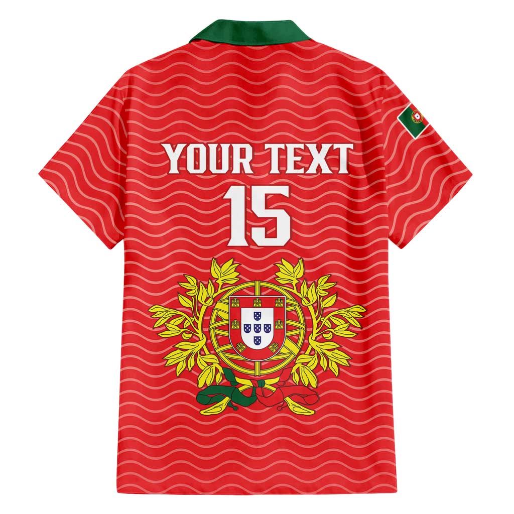 Custom Portugal Football 2026 Family Matching Long Sleeve Bodycon Dress and Hawaiian Shirt Team of the Quincunxes - Wonder Print Shop
