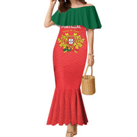 Custom Portugal Football 2026 Family Matching Mermaid Dress and Hawaiian Shirt Team of the Quincunxes - Wonder Print Shop