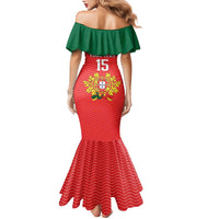 Custom Portugal Football 2026 Family Matching Mermaid Dress and Hawaiian Shirt Team of the Quincunxes - Wonder Print Shop