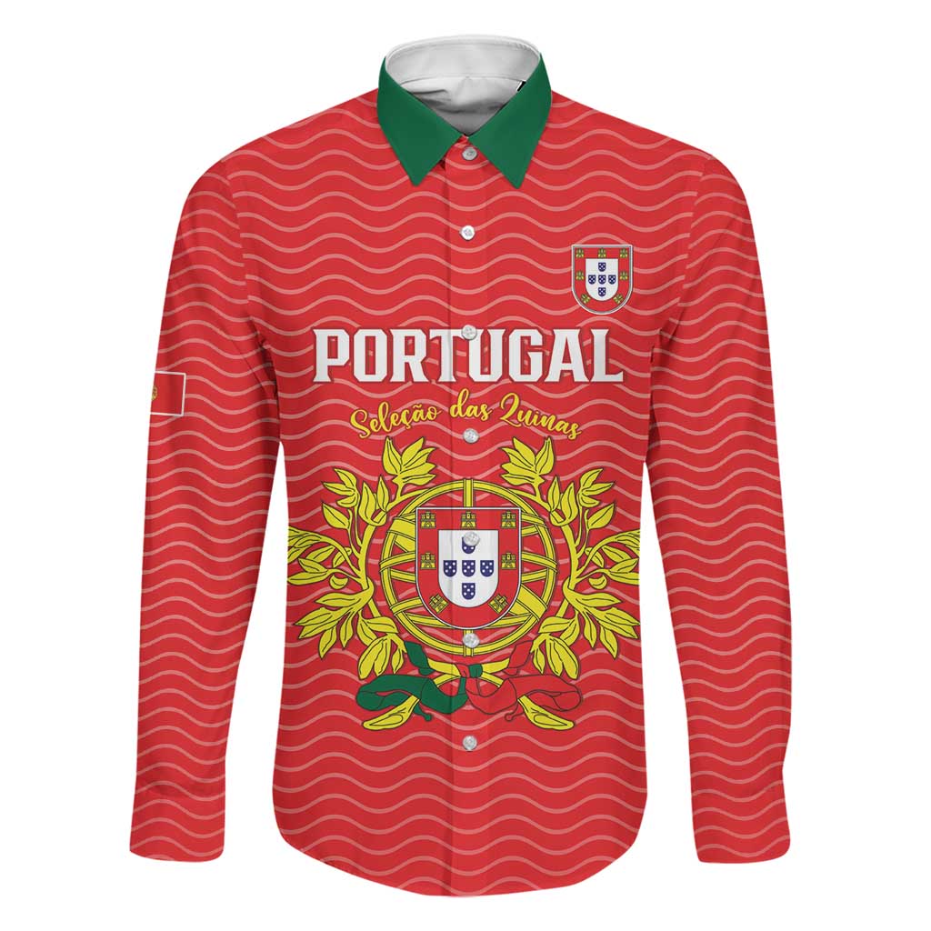 Custom Portugal Football 2026 Family Matching Off Shoulder Short Dress and Hawaiian Shirt Team of the Quincunxes - Wonder Print Shop
