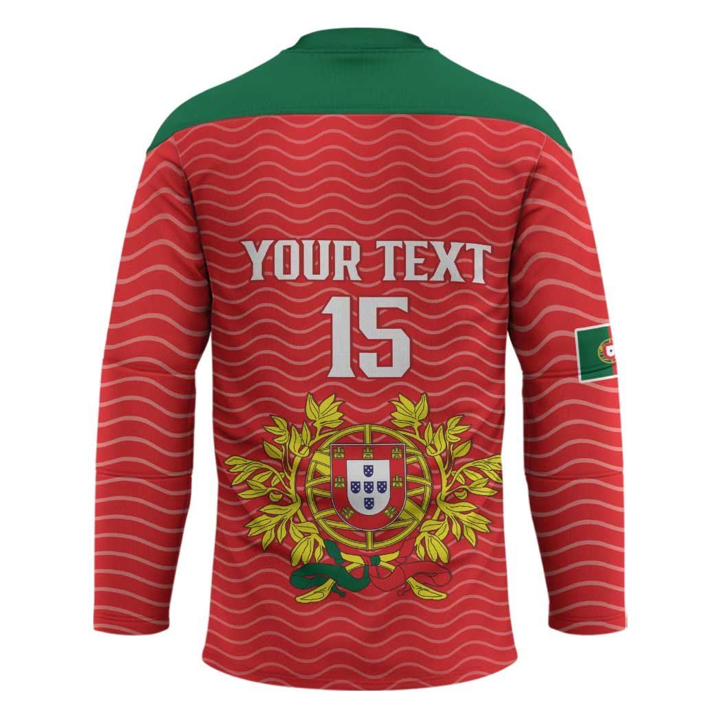 Custom Portugal Football 2026 Hockey Jersey Team of the Quincunxes - Wonder Print Shop