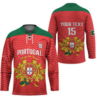 Custom Portugal Football 2026 Hockey Jersey Team of the Quincunxes - Wonder Print Shop