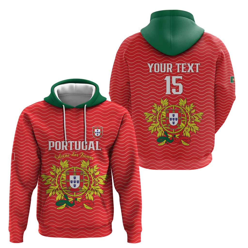 Custom Portugal Football 2026 Hoodie Team of the Quincunxes - Wonder Print Shop