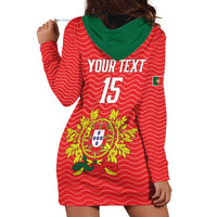 Custom Portugal Football 2026 Hoodie Dress Team of the Quincunxes - Wonder Print Shop