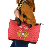 Portugal Football 2026 Leather Tote Bag Team of the Quincunxes - Wonder Print Shop