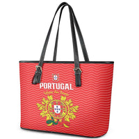 Portugal Football 2026 Leather Tote Bag Team of the Quincunxes - Wonder Print Shop