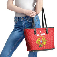 Portugal Football 2026 Leather Tote Bag Team of the Quincunxes - Wonder Print Shop