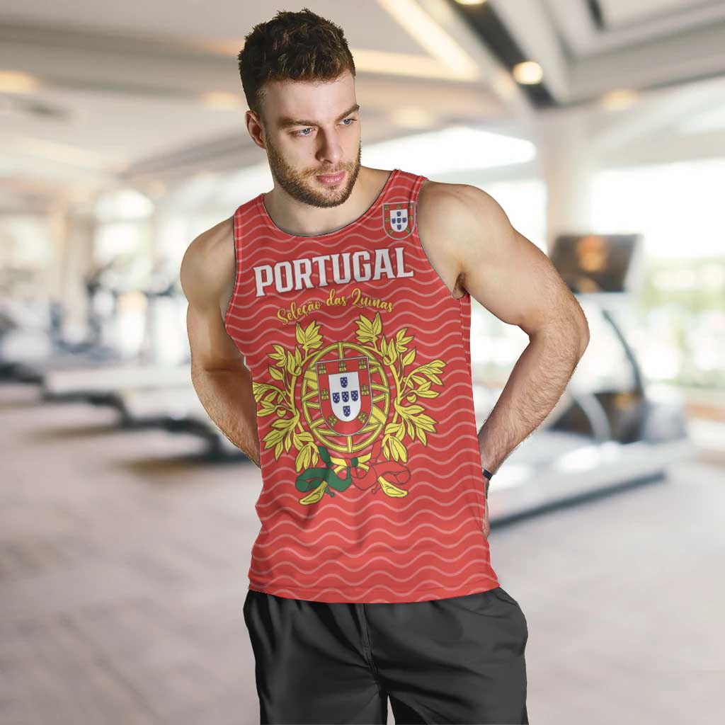 Custom Portugal Football 2026 Men Tank Top Team of the Quincunxes - Wonder Print Shop