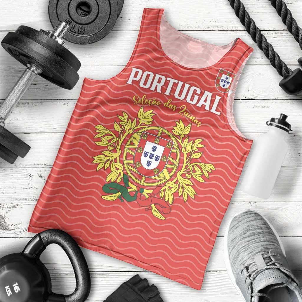 Custom Portugal Football 2026 Men Tank Top Team of the Quincunxes - Wonder Print Shop