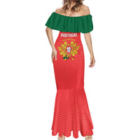 Custom Portugal Football 2026 Mermaid Dress Team of the Quincunxes - Wonder Print Shop